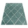 Alvor Shaggy vloerkleed hoogpolig rechthoek 240x340cm blauw