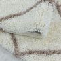 Alvor Shaggy vloerkleed hoogpolig rechthoek 200x290cm crème