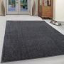 Ata vloerkleed laagpolig rechthoek 160x230cm grijs