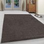 Ata vloerkleed laagpolig rechthoek 140x200cm mokka
