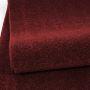 Ata vloerkleed laagpolig rond Ø 120cm rood