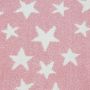 Bambi Ster kinderkamer vloerkleed laagpolig rechthoek 160x230cm roze