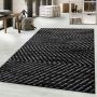 Base Swift vloerkleed laagpolig rechthoek 120x170cm zwart