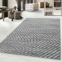 Base Swift vloerkleed laagpolig rechthoek 140x200cm grijs