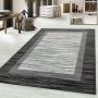 Base Care vloerkleed laagpolig rechthoek 140x200cm grijs