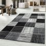Base Bloks vloerkleed laagpolig rechthoek 160x230cm zwart