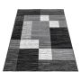 Base Grid vloerkleed laagpolig rechthoek 240x340cm zwart