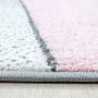 Beta 3D vloerkleed laagpolig rechthoek 80x150cm roze
