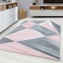Beta Bakla vloerkleed laagpolig rechthoek 120x170cm roze