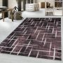 Costa Fisk vloerkleed laagpolig rechthoek 80x150cm roze