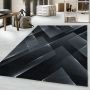 Costa Carp vloerkleed laagpolig rechthoek 80x150cm zwart