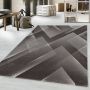 Costa Carp vloerkleed laagpolig rechthoek 200x290cm bruin