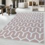 Costa Blas vloerkleed laagpolig rechthoek 240x340cm roze