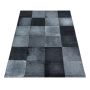 Costa Duva vloerkleed laagpolig rechthoek 120x170cm zwart