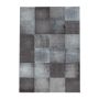 Costa Duva vloerkleed laagpolig rechthoek 240x340cm bruin