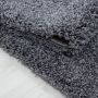 Dream Shaggy vloerkleed hoogpolig rechthoek 65x130cm grijs