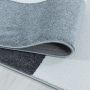 Efor Elips vloerkleed laagpolig rechthoek 120x170cm blauw