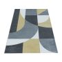 Efor Elips vloerkleed laagpolig rechthoek 160x230cm geel