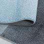 Efor Trapz vloerkleed laagpolig rechthoek 140x200cm blauw