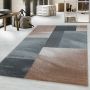 Efor Trapz vloerkleed laagpolig rechthoek 120x170cm koper