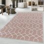 Efor Okta vloerkleed laagpolig rechthoek 160x230cm roos