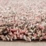 Enjoy Shaggy vloerkleed hoogpolig rechthoek 80x150cm roos