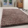 Enjoy Shaggy vloerkleed hoogpolig rechthoek 160x230cm roos