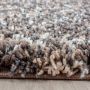 Enjoy Shaggy vloerkleed hoogpolig rechthoek 60x110cm taupe