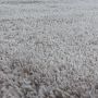 Fluffy Shaggy vloerkleed hoogpolig rechthoek 140x200cm beige