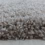 Fluffy Shaggy vloerkleed hoogpolig rechthoek 240x340cm beige