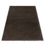 Fluffy Shaggy vloerkleed hoogpolig rechthoek 120x170cm bruin