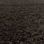Fluffy Shaggy vloerkleed hoogpolig rechthoek 280x370cm bruin