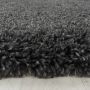 Fluffy Shaggy vloerkleed hoogpolig rechthoek 160x230cm grijs