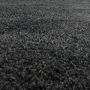 Fluffy Shaggy vloerkleed hoogpolig rechthoek 160x230cm grijs