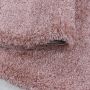 Fluffy Shaggy vloerkleed hoogpolig rechthoek 160x230cm roos