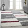 Gala Shaggy vloerkleed hoogpolig rechthoek 200x290cm rood