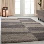 Gala Shaggy vloerkleed hoogpolig rechthoek 200x290cm taupe