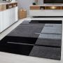 Hawaii Streep vloerkleed laagpolig rechthoek 80x150cm grijs