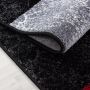 Hawaii Blokken vloerkleed laagpolig loper 80x300cm rood