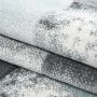 Hawaii Tetris vloerkleed laagpolig rechthoek 80x150cm blauw