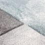 Hawaii Tetris vloerkleed laagpolig rechthoek 120x170cm blauw