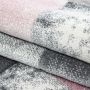 Hawaii Tetris vloerkleed laagpolig rechthoek 80x150cm roze