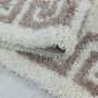 Hera Shaggy vloerkleed hoogpolig rechthoek 280x370cm beige