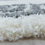 Hera Shaggy vloerkleed hoogpolig rond Ø 120cm crème