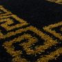 Hera Shaggy vloerkleed hoogpolig rechthoek 60x110cm goud