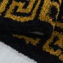 Hera Shaggy vloerkleed hoogpolig rechthoek 80x150cm goud
