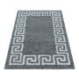Hera Shaggy vloerkleed hoogpolig loper 80x250cm grijs