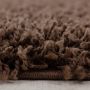 Life Shaggy vloerkleed hoogpolig rechthoek 200x290cm bruin