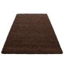 Life Shaggy vloerkleed hoogpolig rechthoek 240x340cm bruin