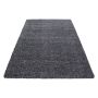 Life Shaggy vloerkleed hoogpolig rechthoek 80x150cm grijs